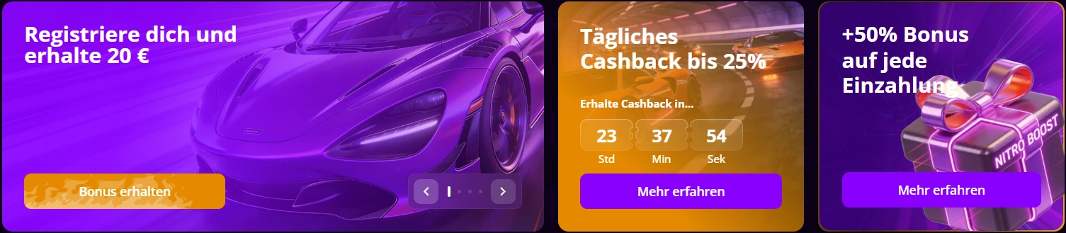 f1 casino no deposit